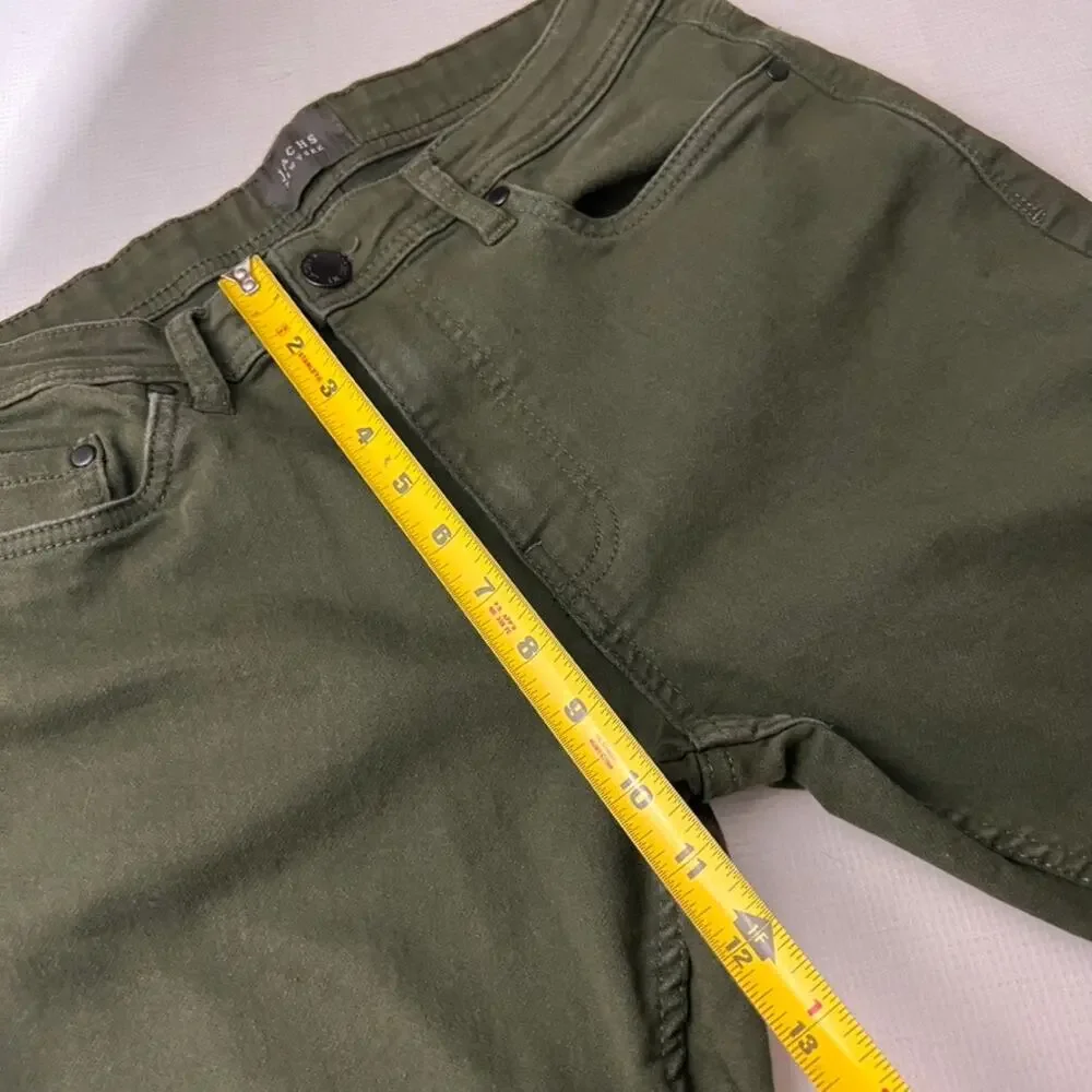 Jachs Men’s 5 Pocket Stretch Pants Green Men Size 32/ 34